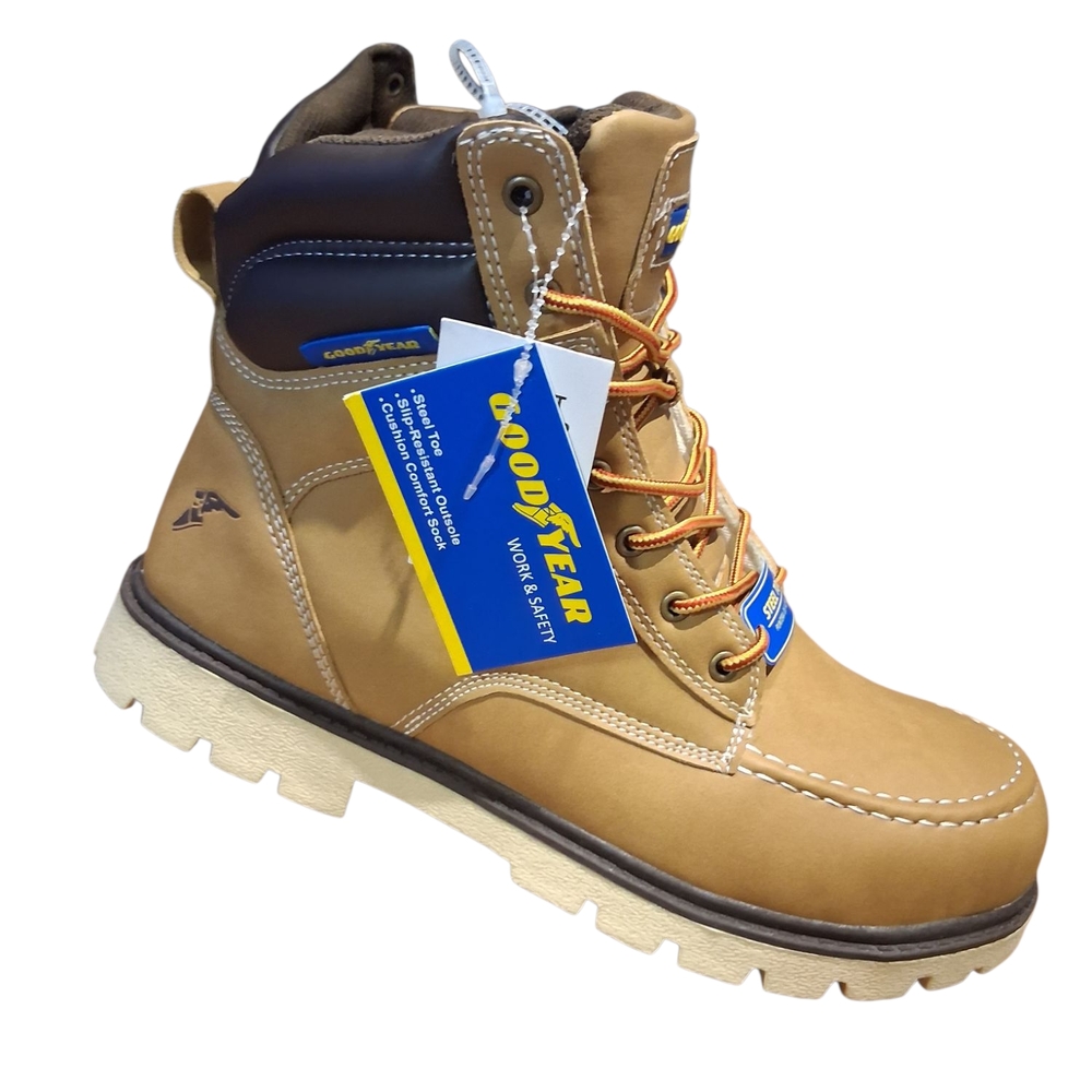 Tan Work Boots for Men